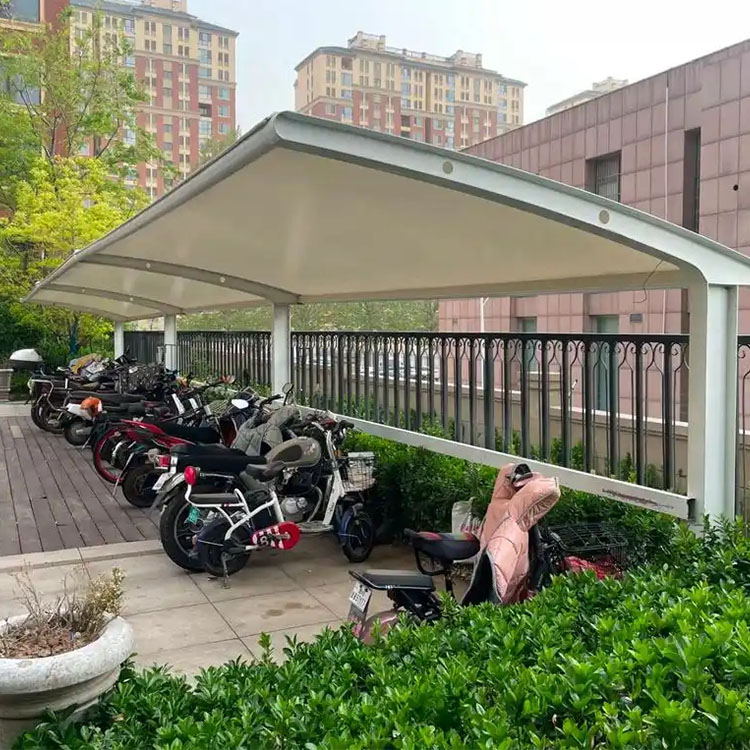 迁安市膜结构电动车棚